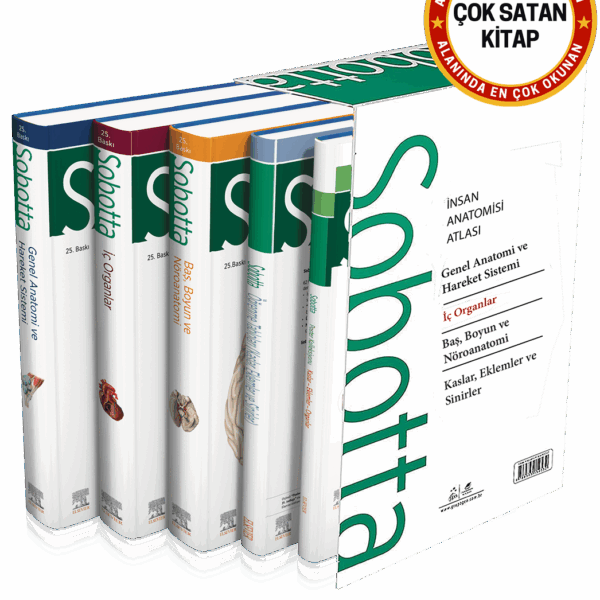 Sobotta İnsan Anatomisi Atlası Seti 4 Cilt ( 25. En Son Baskı - Türkçe 13. En Son Baskı)