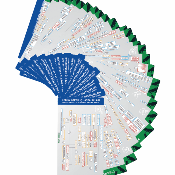 Kedi & Köpek İç Hastalıkları Tanı ve Tedavi Algoritmaları Cep Kartı